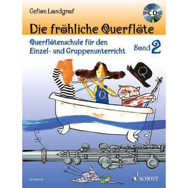 Die fröhliche Querflöte 2, mit Audio-CD