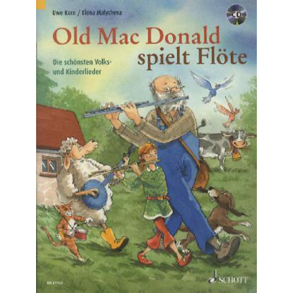 Old Mac Donald spielt Flöte, für 1-2 Flöten, mit Audio-CD