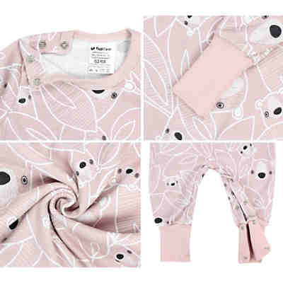 Baby Mädchen Schlafstrampler Gemustert 2er Pack für Mädchen 2