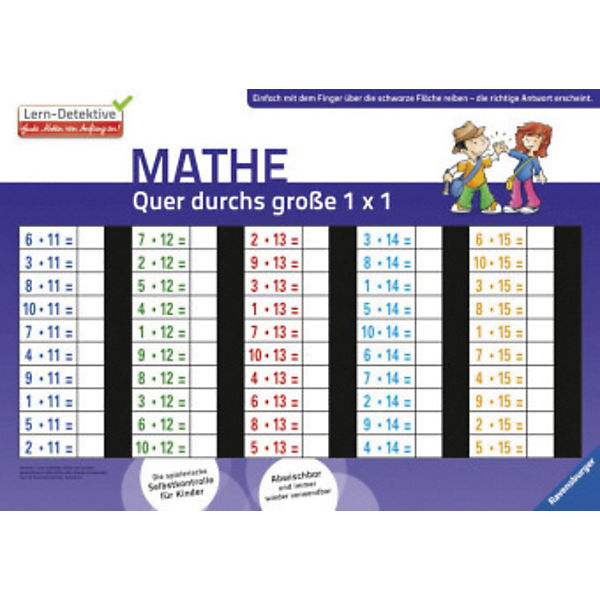 Lern-Detektive - Zaubertafel: Mathe - Quer durchs große 1 x 1