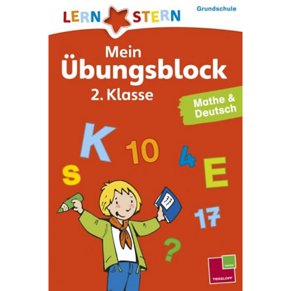 Lernstern Mein Übungsblock 2. Klasse, Mathe & Deutsch