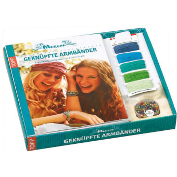 Kreativ-Set Freundschaftsbänder. Makena. Geknüpfte Armbänder