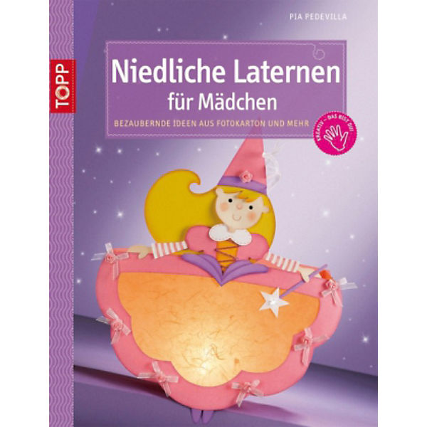 Niedliche Laternen für Mädchen, mit 1 Beilage