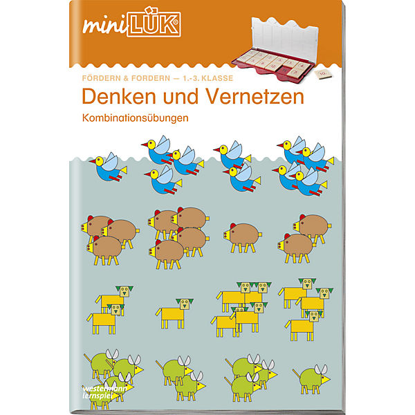 mini LÜK: Denken und Vernetzen - Kombinationsübungen, 1. bis. 3. Schuljahr, Übungsheft