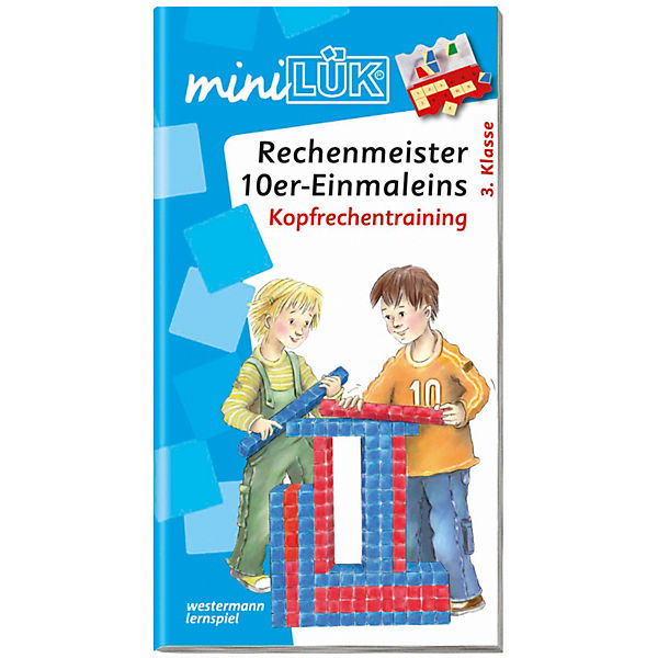 mini LÜK: Rechenmeister 10er-Einmaleins - Kopfrechentraining, 3. Klasse, Übungsheft