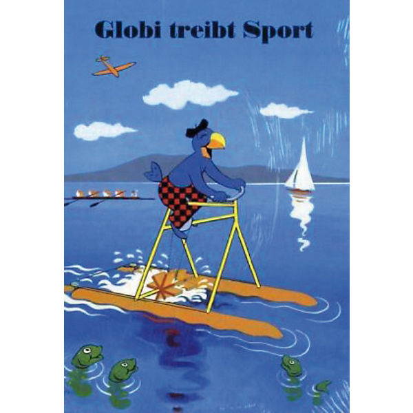 Globi treibt Sport