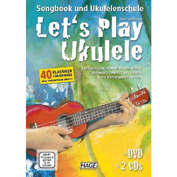 Let's Play Ukulele, mit DVD und 2 Audio-CDs