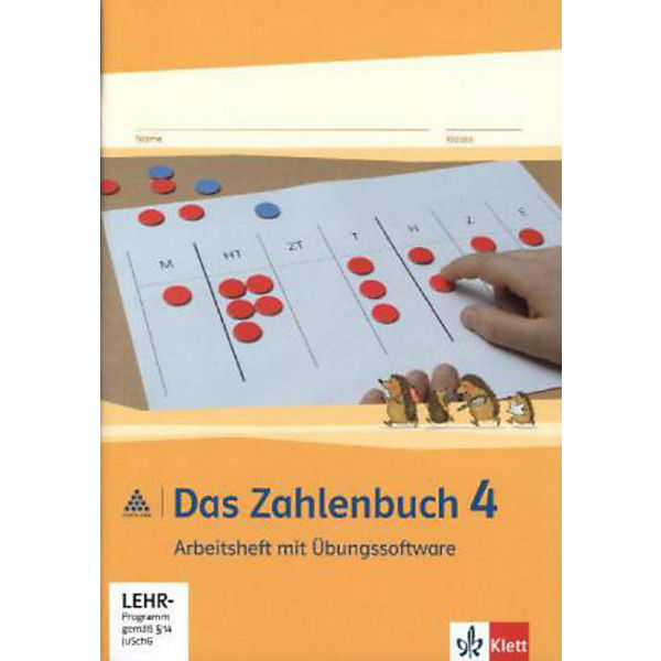 Das Zahlenbuch, Allgemeine Ausgabe (2012): 4. Schuljahr, Arbeitsheft m. CD-ROM