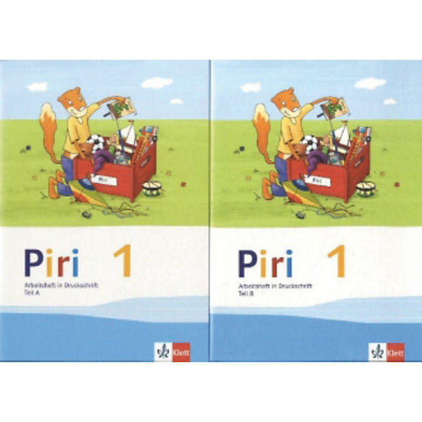 Piri Fibel, Neu: 1. Schuljahr, Arbeitsheft in Druckschrift, 2 Bde.