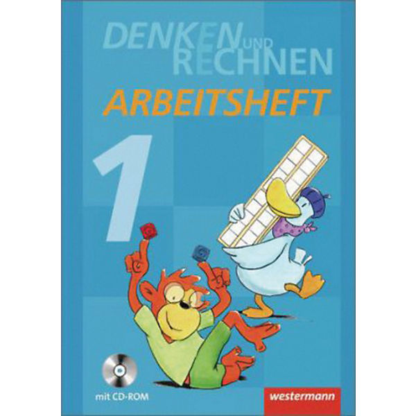 Denken und Rechnen, Ausgabe 2013 für die östlichen Bundesländer: 1. Jahrgangsstufe, Arbeitsheft m. CD-ROM