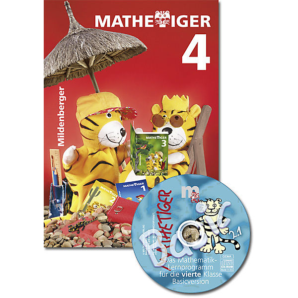 Mathetiger, Neubearbeitung: 4. Schuljahr, Schülerbuch m. CD-ROM