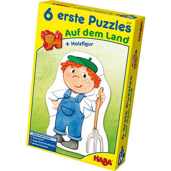 6 erste Puzzles - Auf dem Land