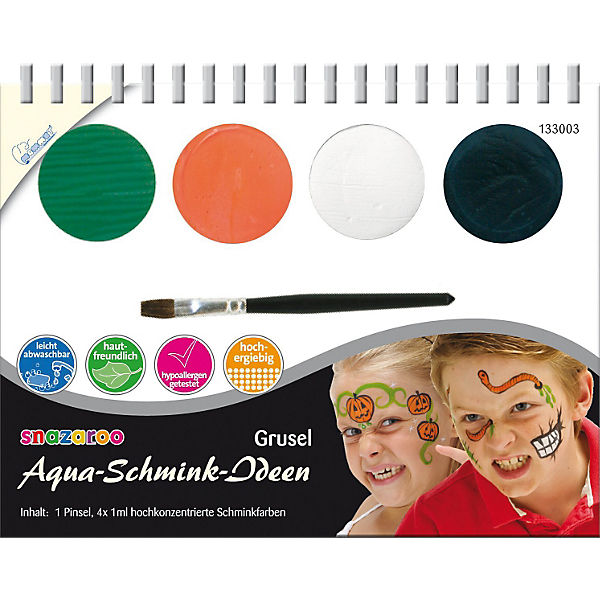 snazaroo Aqua-Schmink-Ideen Grusel, 6-tlg.