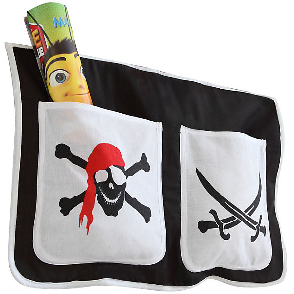 Bett-Tasche für Hoch- und Etagenbetten, Pirat