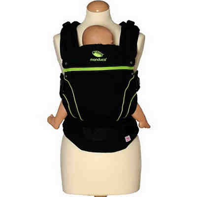 manduca Babytrage BlackLine, ScreaminGreen