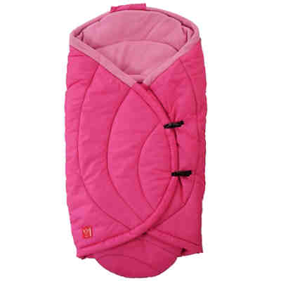 Einschlagdecke CooCoon für Babyschale und Tragetasche, pink