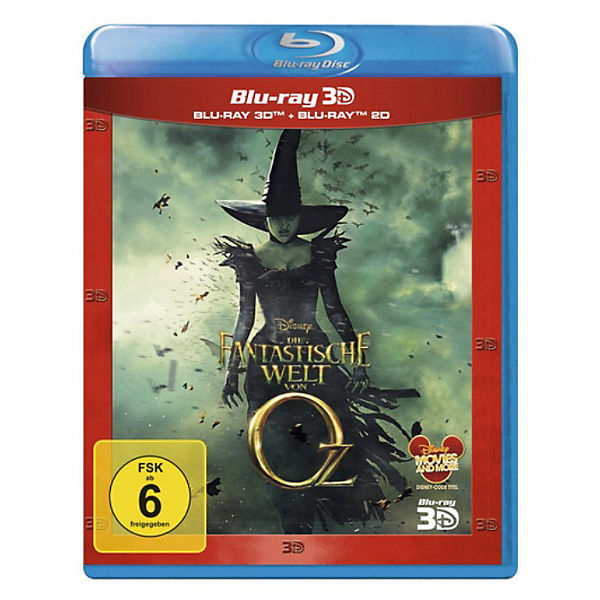 BLU-RAY Disney's - Die fantastische Welt von Oz (3D Vers.)