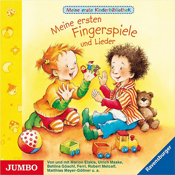 Meine erste Kinderbibliothek: Meine ersten Fingerspiele und Lieder, 1 Audio-CD