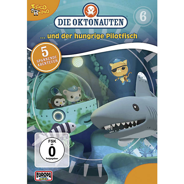 DVD Die Oktonauten 6 - und der hungrige Pilotfisch