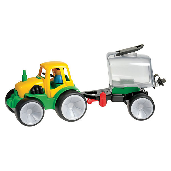 Traktor mit Fassanhänger, 50 cm