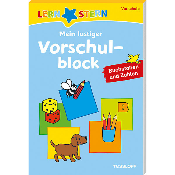 Lernstern Mein lustiger Vorschulblock: Buchstaben und Zahlen