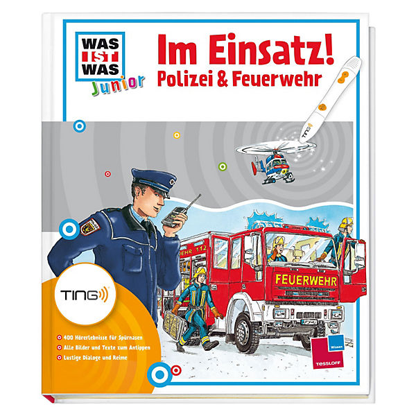 TING Was ist Was Junior: Im Einsatz! Polizei & Feuerwehr