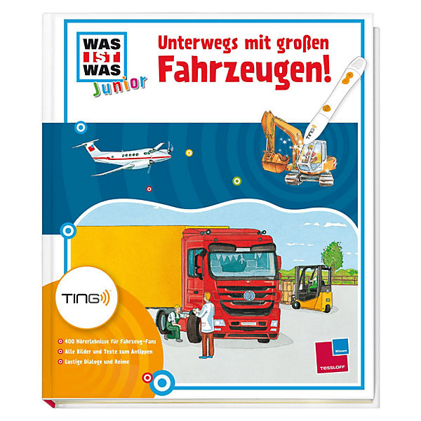 TING Was ist Was Junior: Unterwegs mit großen Fahrzeugen!