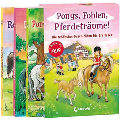 Ponys, Fohlen, Pferdeträume!, 3 Bände im Schuber