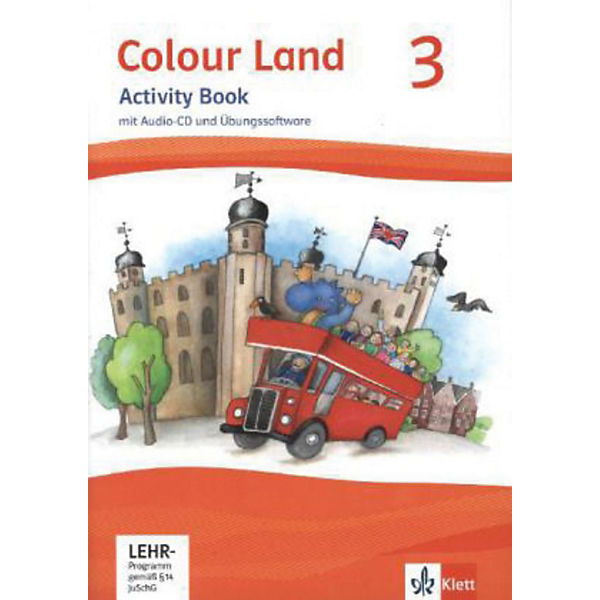 Colour Land, Ausgabe 2013: 3. Schuljahr, Activity Book m. Audio-CD u. CD-ROM