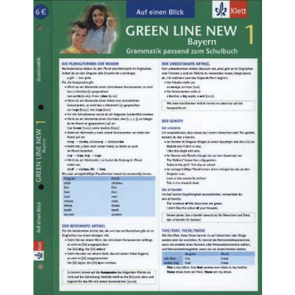 Green Line New, Ausgabe für Bayern: Auf einen Blick: Grammatik passend zum Schulbuch