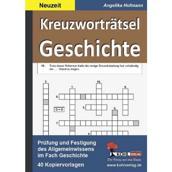 Kreuzworträtsel Geschichte in der Neuzeit