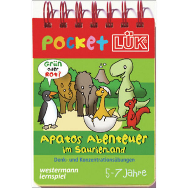 pocket LÜK: Spielblock Apatos Abenteuer im Saurierland