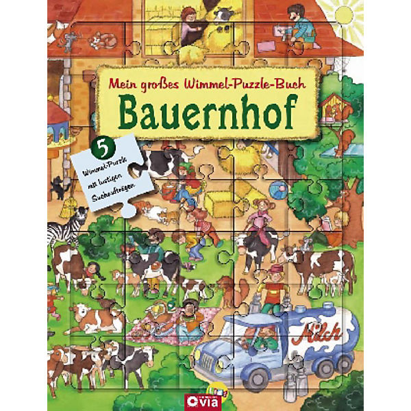 Mein großes Wimmel-Puzzle-Buch - Bauernhof
