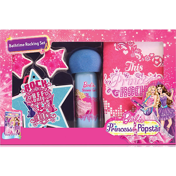 Badespaß Geschenkset, Barbie, Rockstar, 5-tlg.