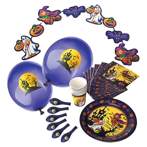 Partyset Halloween 45-tlg.