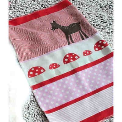 Babydecke Lena, Reh & Glückspilz, Organic Cotton Flanell, 75x 100 cm 2