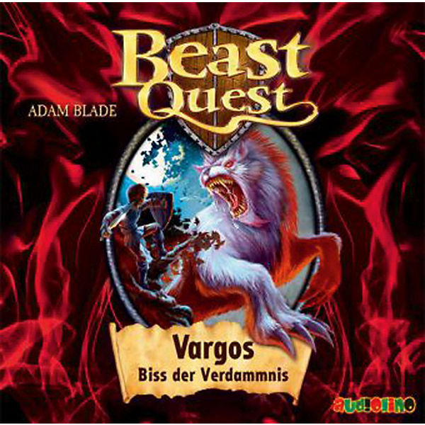 Beast Quest 22: Vargos, Biss der Verdammnis, 1 Audio-CD