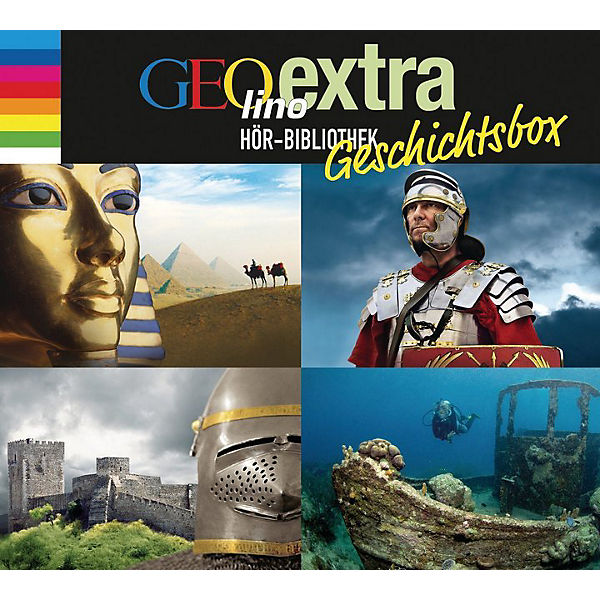 GEOlino Geschichtsbox, 4 Audio-CDs