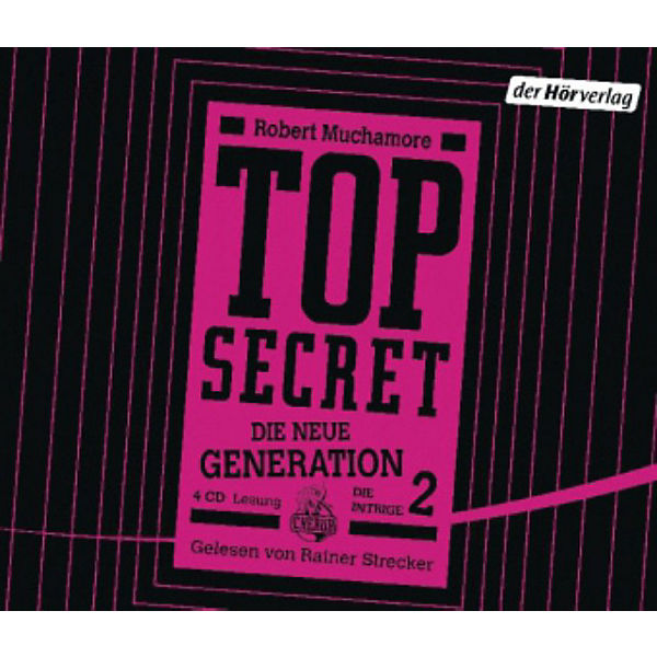 Top Secret - Die neue Generation: Die Intrige, 4 Audio-CDs