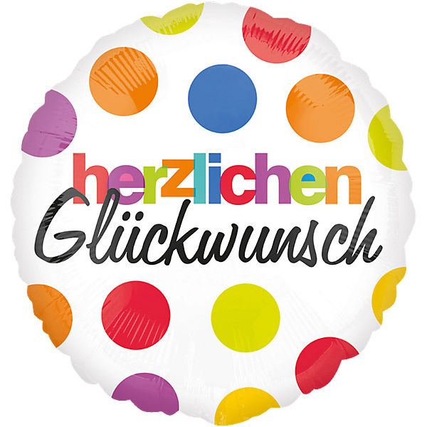 Folienballon Herzlichen Glückwunsch