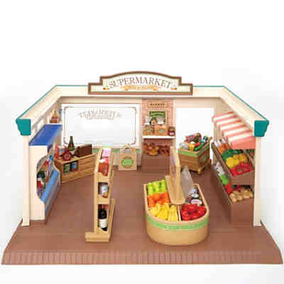Sylvanian Families Supermarkt "Bei Schleichers" Puppenhauszubehör