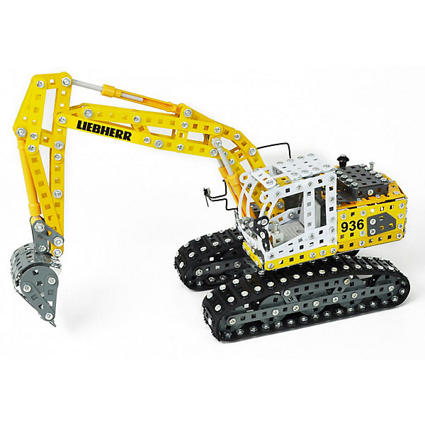 Metallbaukasten Bagger, LIEBHERR Caterpillar, 1:25