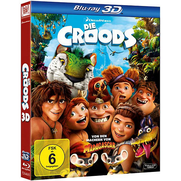 BLU-RAY Die Croods (3D Vers.)