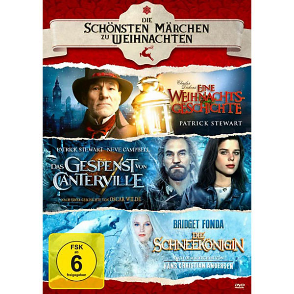 DVD Die schönsten Märchen zu Weihnachten (3 DVDs)