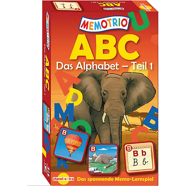 Memotrio ABC Das Alphabet