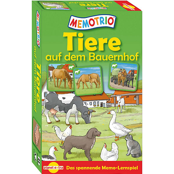 Memotrio Tiere auf dem Bauernhof
