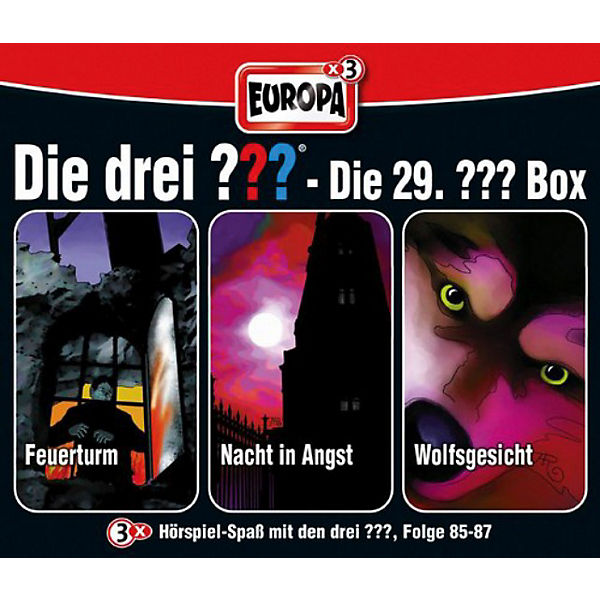 CD Die Drei ??? Die 29. Box , Folge 85-87, 3 Audio-Cds