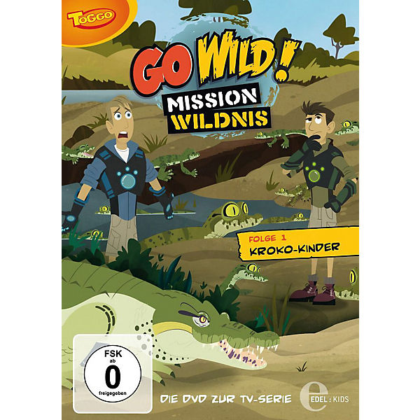 DVD Go Wild-Mission Wildnis 01-Kroko-Kinder