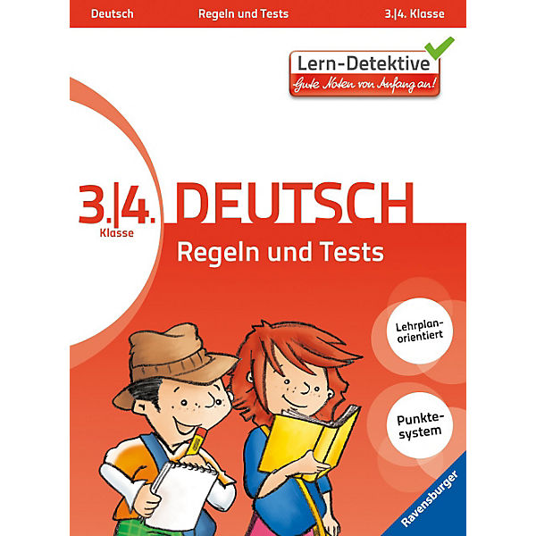 Lern-Detektive: Regeln und Tests (Deutsch 3./4. Klasse)