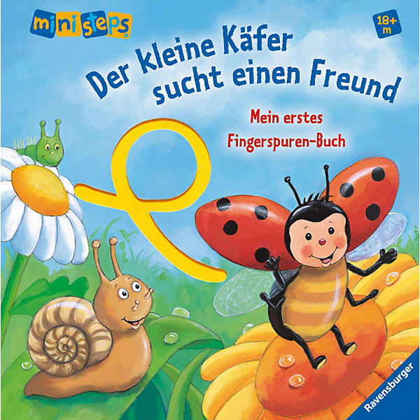 ministeps: Mein erstes Fingerspuren-Buch: Der kleine Käfer sucht einen Freund
